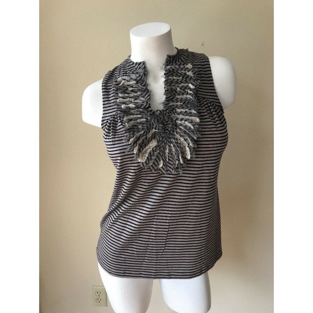 One September Anthropologie Ruffle Layered Tank To